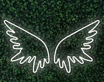 Wings LED sign for home, weddings, special occasions