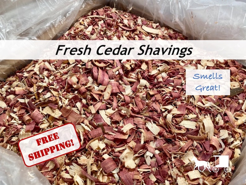 100 Organic Fresh Cedar Shavings for Cedar Sachets Pet Etsy