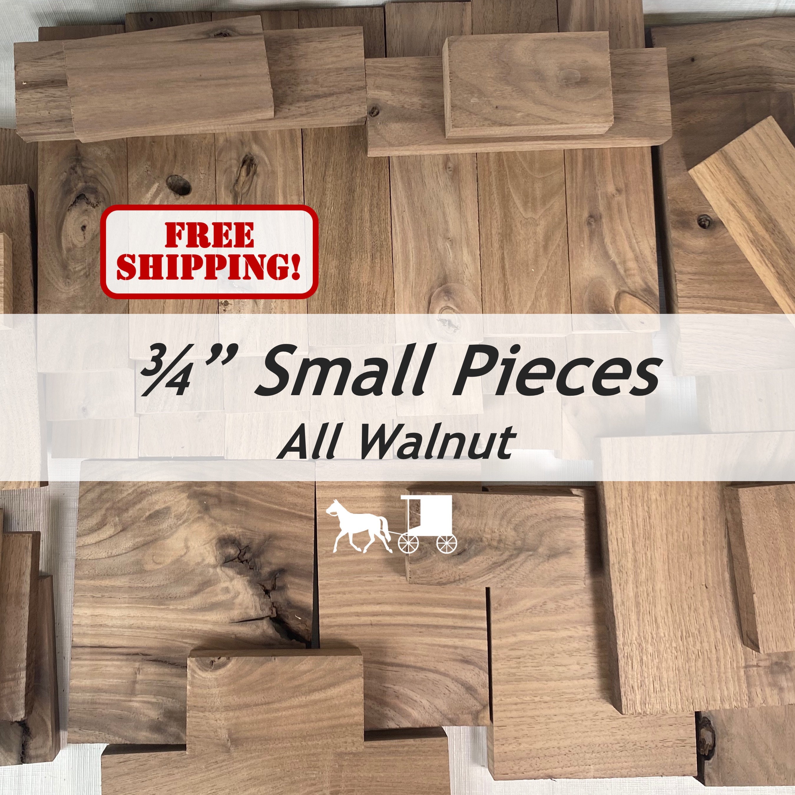 Hardwood cutoffs, strips, scraps, scrap wood. Maple, Walnut, Oak