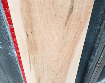 Boards: 13/16 x 8 x 45" Curly Maple Wood (2-Pack) - Woodworking, Lasers, Sign Making, CNC, Miniatures, DIY Crafting
