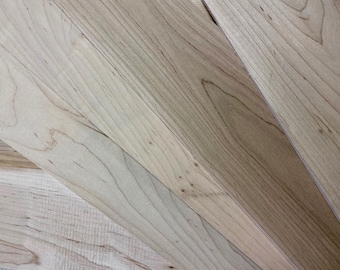 Thin Boards: 1/4 x 5 x 24" Maple Wood - Woodworking, Lasers, Sign Making, CNC, Miniatures