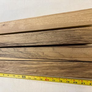 Black Limba Exotic 8/4 Thick Scrap Sticks - 24" (4-pack) - Turning Wood Blanks, Cutting Boards, Woodworking, Wood Craft - Free Shipping!