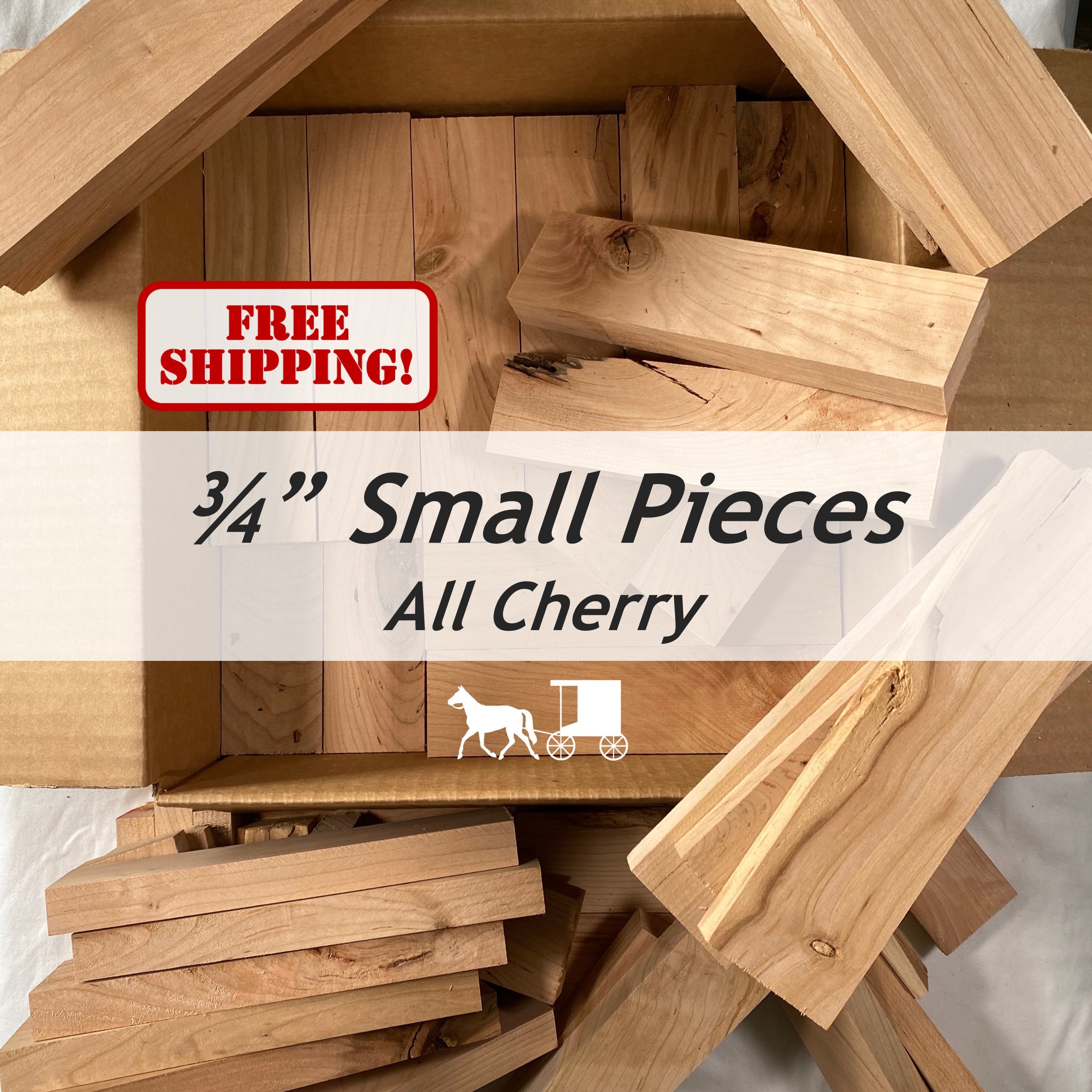 Buy small pieces of cheap wood