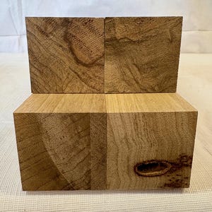 Black Limba Exotic 8/4 Thick Scrap Sticks - 24" (4-pack) - Turning Wood Blanks, Cutting Boards, Woodworking, Wood Craft - Free Shipping!
