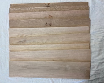 Thin Boards: 1/8 x 5 x 24" Imperfect Red Oak Wood - Woodworking, Laser Cutting, Miniatures