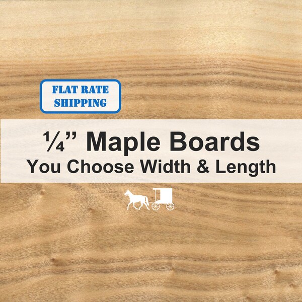 Thin Maple Boards Etsy