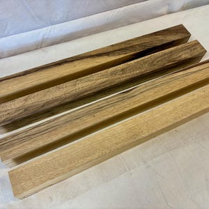 Black Limba Exotic 8/4 Thick Scrap Sticks - 24" (4-pack) - Turning Wood Blanks, Cutting Boards, Woodworking, Wood Craft - Free Shipping!