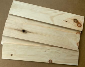 Thin Boards: 1/8 x 5 x 24" Imperfect Knotty Pine Wood - Woodworking, Lasers Cutting, Crafts