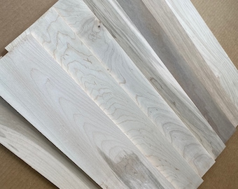 Thin Boards: 1/8 x 5 x 24" Imperfect Maple Wood - Woodworking, Laser Cutting, Miniatures