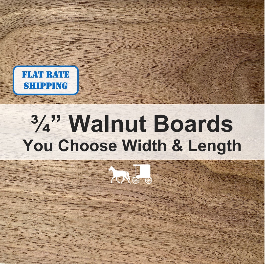 3 Pack Set, Black Walnut Lumber Board, Turning Wood, 2" X 2