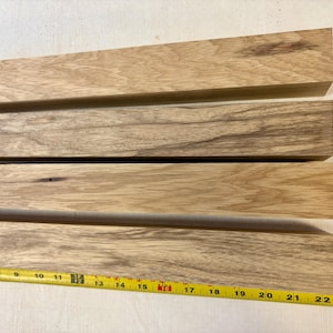 Black Limba Exotic 8/4 Thick Scrap Sticks - 24" (4-pack) - Turning Wood Blanks, Cutting Boards, Woodworking, Wood Craft - Free Shipping!