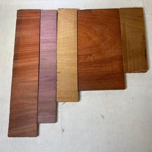 Variety Exotic Species Scrap Wood - Multi-pack - Cutting Board Accents, Woodworking, Wood Craft - Free Shipping!
