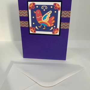 Unique Blank Stationery Note Cards Set of 4 Festive Note Card Set Cinco de Mayo Greeting Cards Mariachi Band Card