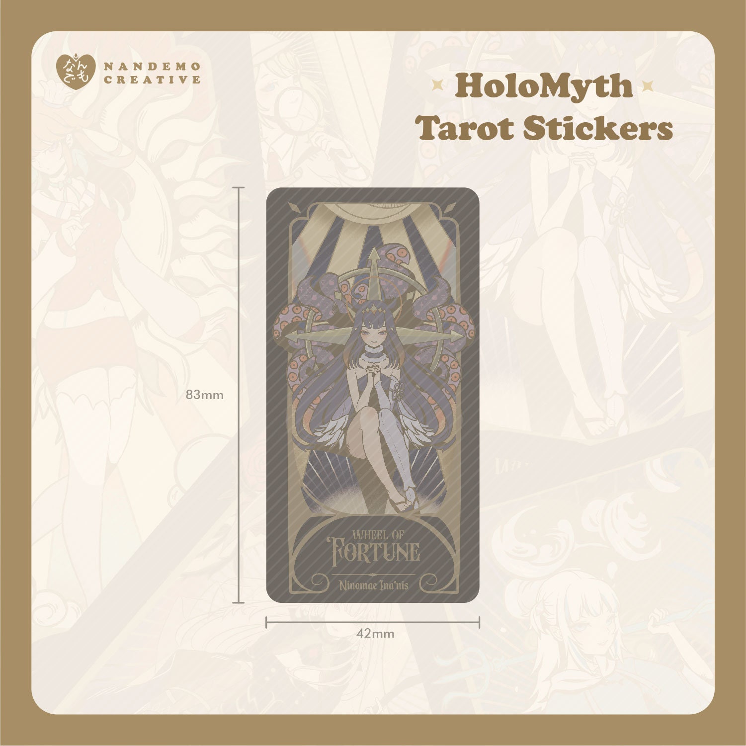 Hololive EN Holomyth Tarot Inspired Sticker Set - Etsy