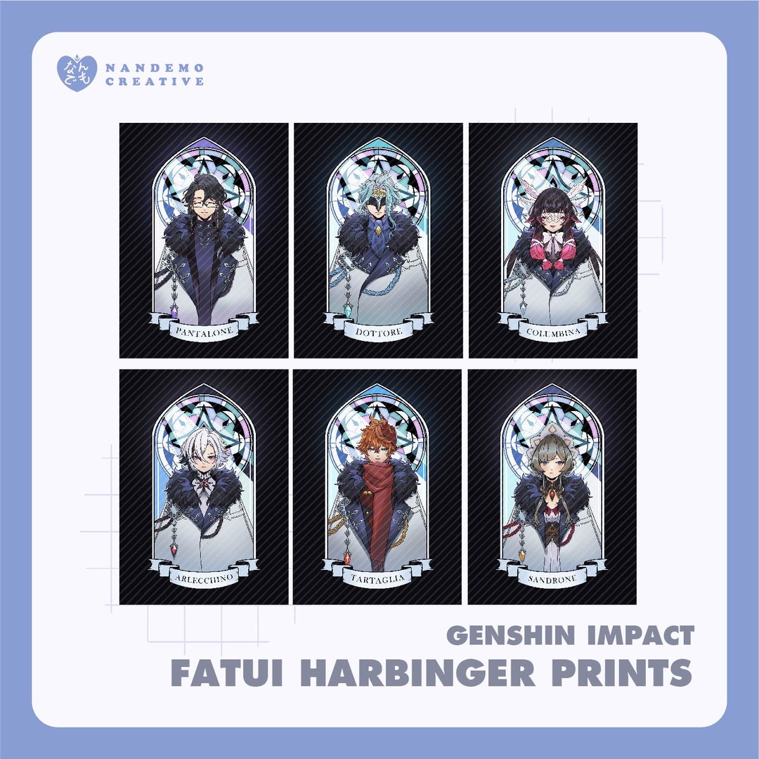  Foto zu Genshin Impact Fatui Harbingers Art Prints - Etsy 