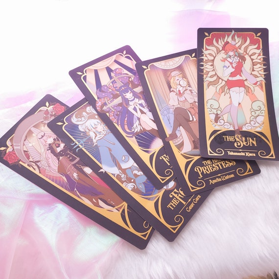 Hololive EN Holomyth Tarot Inspired Foil Print - Etsy