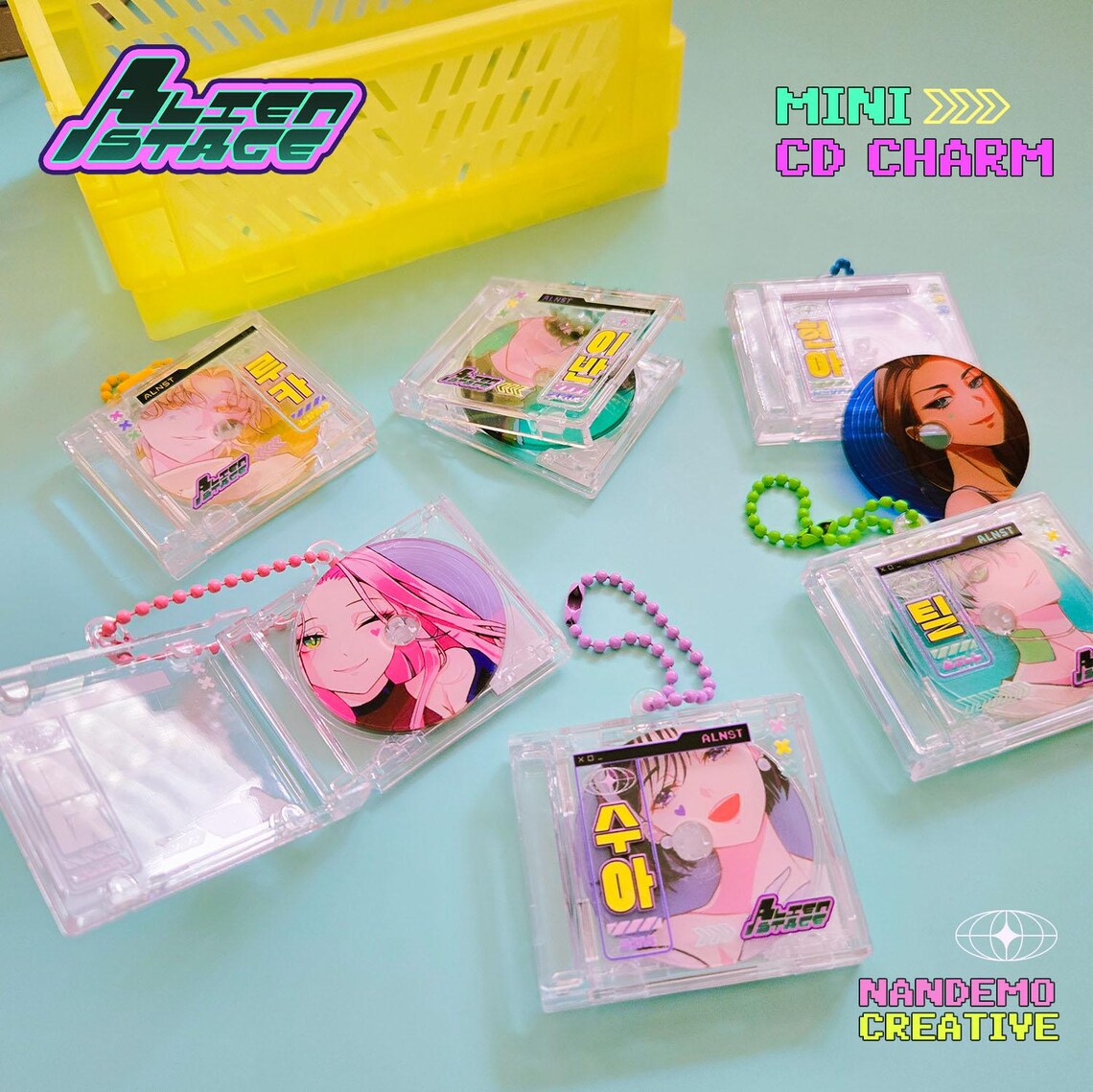 Alien Stage - Mini CD Charm - Y2K Trinket Aesthetic - Etsy