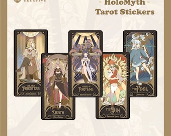 Hololive EN Holomyth Tarot Inspired Sticker Set