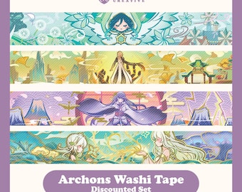 Genshin Impact Archon Foil Washi Tapes