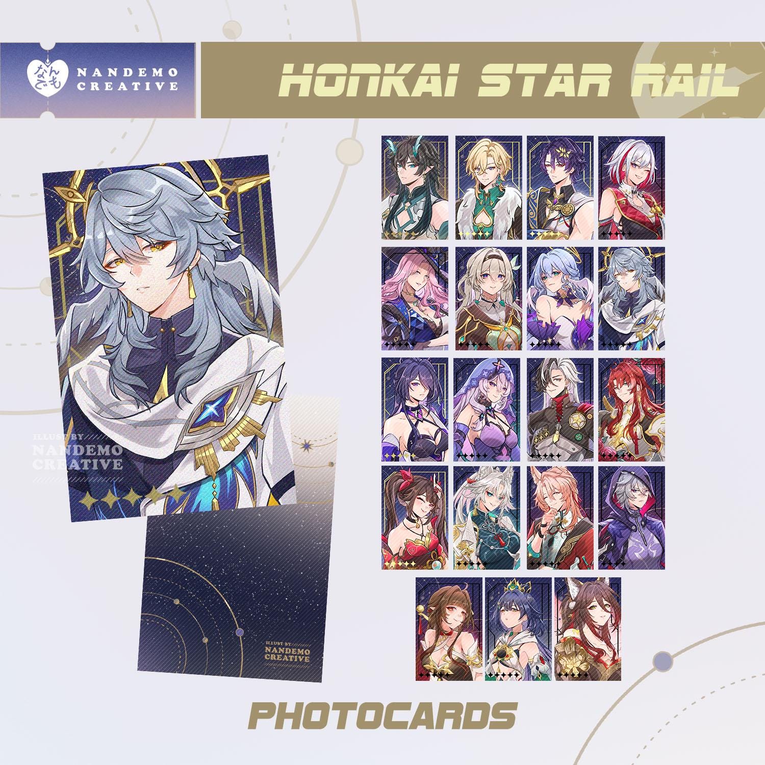Honkai Star Rail Foil Photocard | Nandemo Creative - Etsy