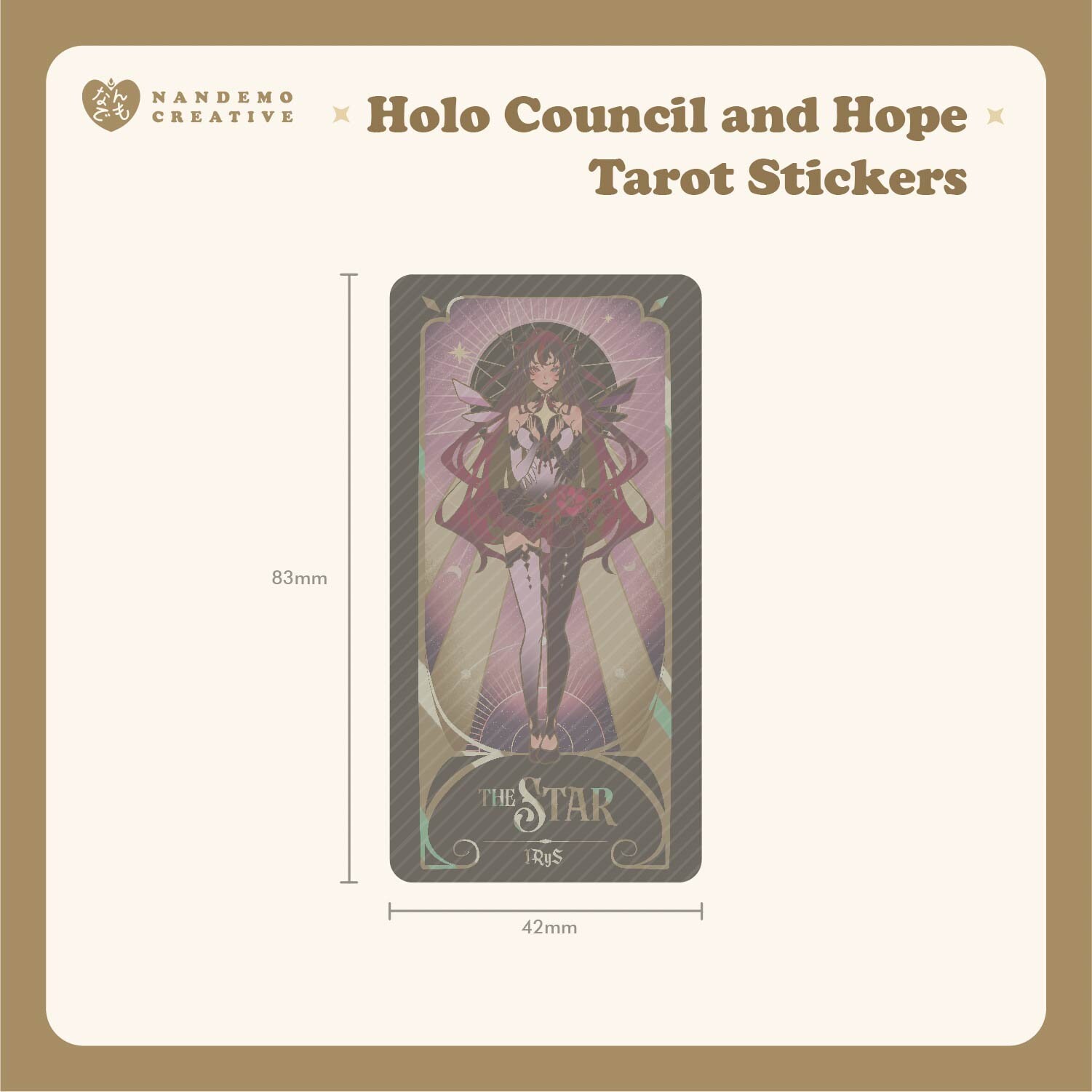 Hololive EN Council and Hope Tarot Inspired Sticker Set - Etsy