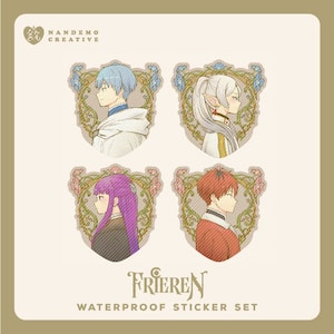 Frieren: Beyond Journey&#39;s End / Sousou no Frieren Matte Waterproof Vinyl Sticker Set