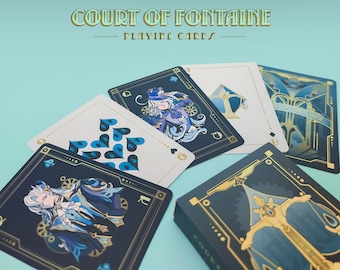 Genshin Impact Court of Fontaine Playing Cards - PREORDER