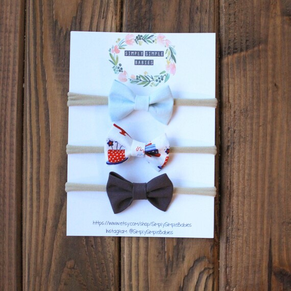 baby bows etsy