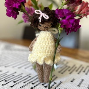 Cute Crochet Doll Delilah Curly Hair Doll image 4