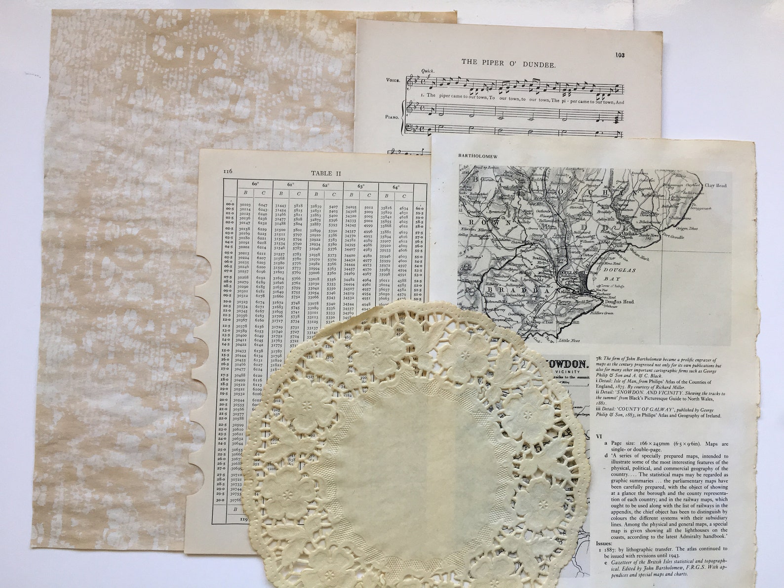 Vintage Book Page Ephemera Pack: Tea-dyed Paper for Junk Journals - Etsy UK