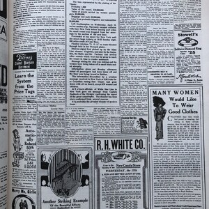 Titanic Newspaper Articles 6 Large Sheets Re-printed - Etsy