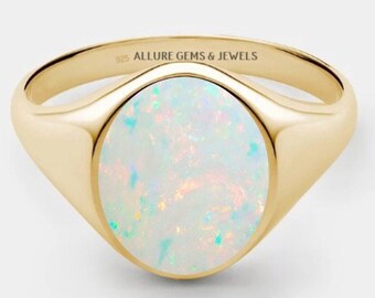 opal ring design for man