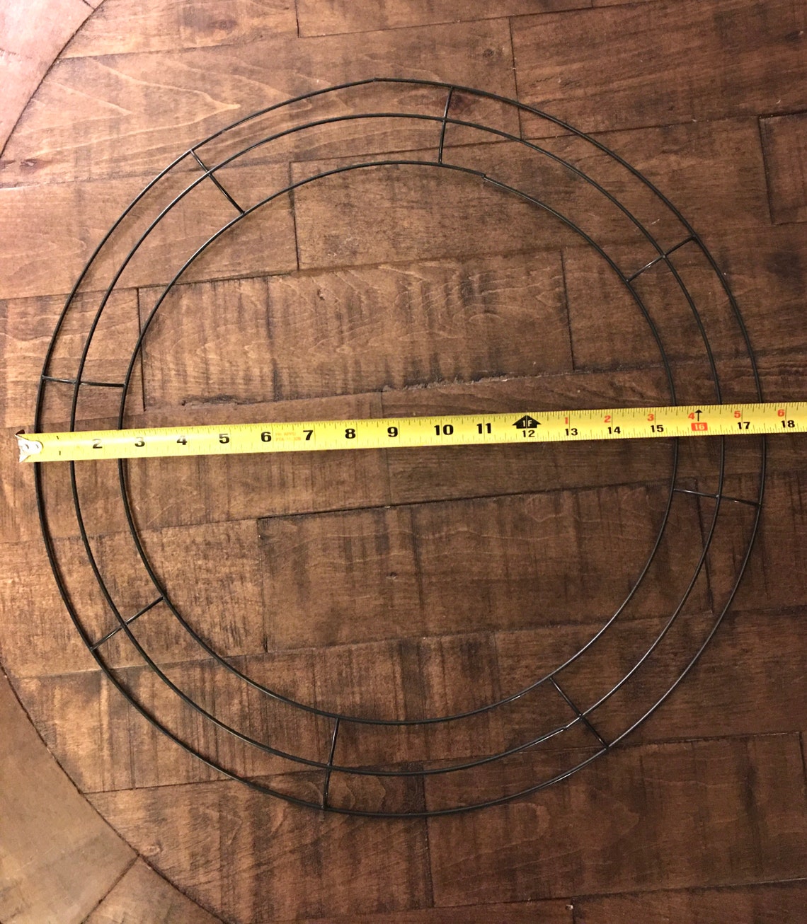 Set of 3 Large 18 Wire Wreath Frames Metal Wreath Etsy