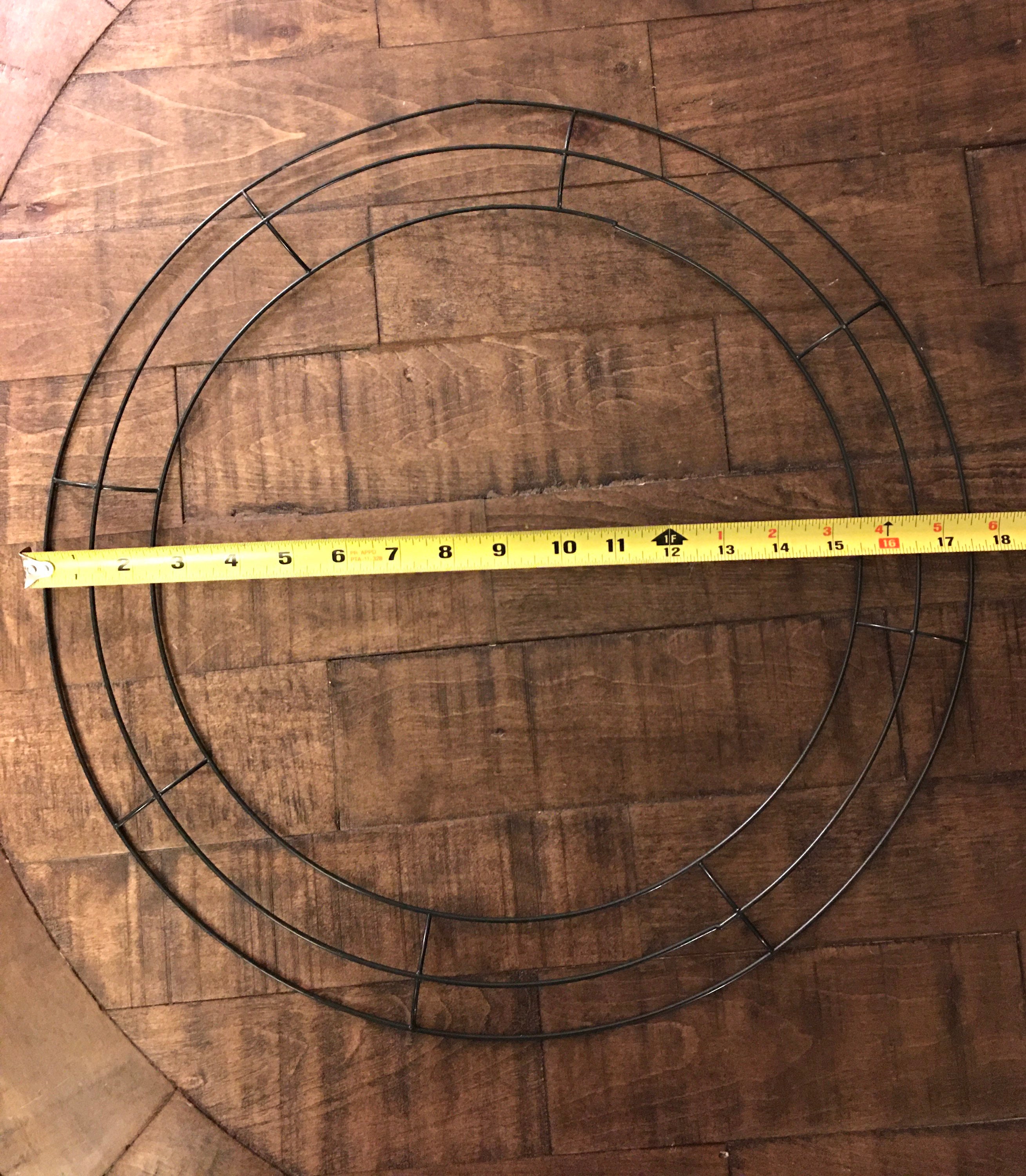 Metal Wreath Frame 18 Large Metal Frame for Wreath Etsy