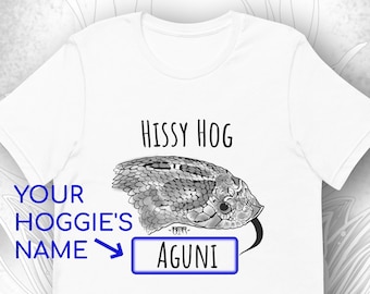 Personalisiertes süßes Hognose Shirt - Hognose Schlange Geschenk