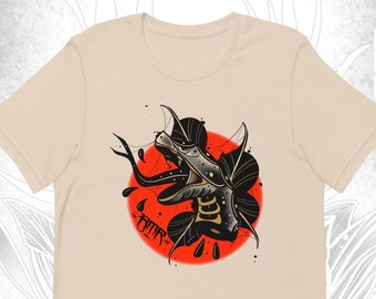 Chemise serpent Old School | T-shirt serpent à nez plat occidental | Chemise reptiles | Serpent de style japonais | T-shirt serpent | Art de cadeau de serpent à nez plat