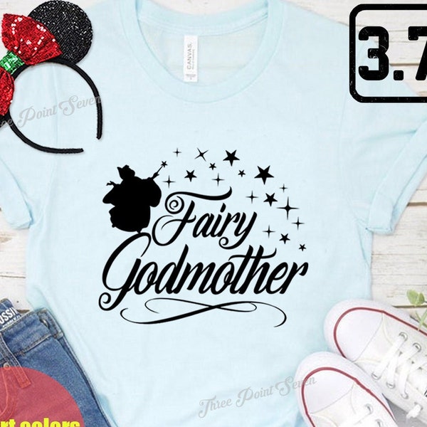 Gift for Godmother,  Disney Fairy Godmother Shirt, Mother's Day Shirt, Cinderella Shirt, Disney Vacation Shirt, Disney Women's Shirt E0387