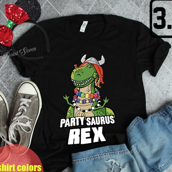 Funny Toy Story Shirt, Party Saurus Rex, Toy Story Dinosaur Shirt, Toy Story Land Ride Trip, Magic Kingdom Shirt, Family Vacation - E0088