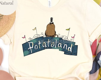 Potatoland Shirt, Disney Shirts, Disneyland Unisex T-Shirt, Adult Kid Toddler Matching Tee, Family Trip Shirt E0837