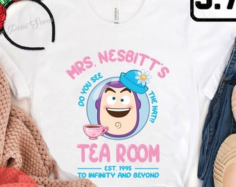 Mrs Nesbitt Tea Room Shirt, Buzz Lightyear Disney Family Vacation Matching T-shirt, Toy Story Land Ride Trip Shirt, Disney World Shirt E0487