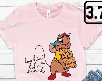 Gus Gus Cinderella Shirt, Gus Gus Snacks T-shirt, Epcot Food and Wine Festival Tee E0542