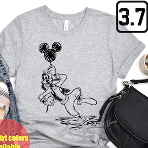 Goofy Holds Balloon Shirt, Cute and Funny Goofy, Epcot Shirt, Magic Kingdom Shirt, Disney Trip, Matching Shirts, Disneyland - E0049