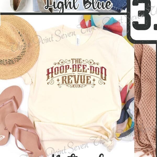 The Hoop Dee Doo Revue Shirt, Fort Wilderness Resort Magic Kingdom T-shirt E0872