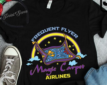 Magic Carpet Airlines Shirt, Magic Kingdom Shirt, Aladdin Shirt, Family Vacation Matching Shirt, Disney World, Disneyland Shirt E0477