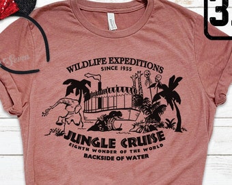 Jungle Cruise T-shirt - Disney Magic Kingdom Park Matching Family and Friend Tee Shirts - WDW Vacation Shirt - E0012