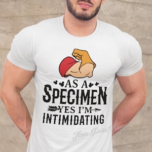 Gaston Beauty and the Beast As a Specimen Yes I'm Intimidating Shirt, Disney Villain, Unisex Kids and Adult Shirt E0759