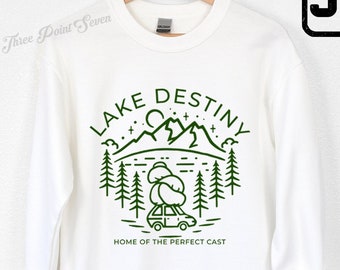 Lake Destiny A Goofy Movie Sweatshirt, Fall Camping Sweatshirt For Men and Women, Family Vacation Magic Kingdom Sweatshirt E0231