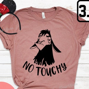 No Touchy Shirt, Funny Ilama Kuzco, The Emperor's New Groove, Magic Kingdom Shirt, Disney Vacation, Disneyland - E0044