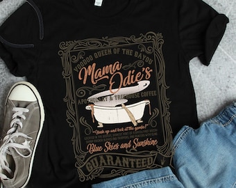 Mama Odie Shirt, Princess and The Frog T-Shirt, Dig a Little Deeper Tee E0711