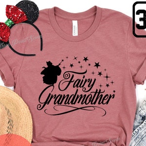 Cute Gift for Grandma, Disney Fairy Grandmother, Disney Family Matching Shirt, Fairy Grandma Gift, Disney Family Shirt, Grandma Gift E0385